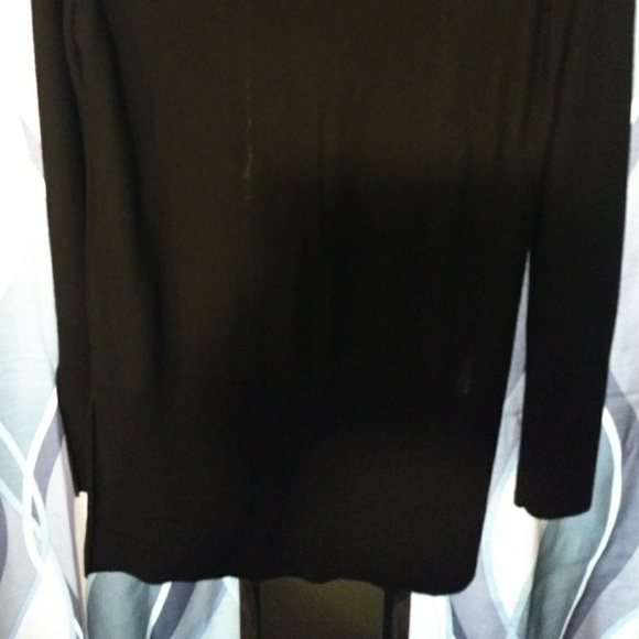 NWT! New Directions XL Sweater Slits & Cross Neck - Picture 8 of 8